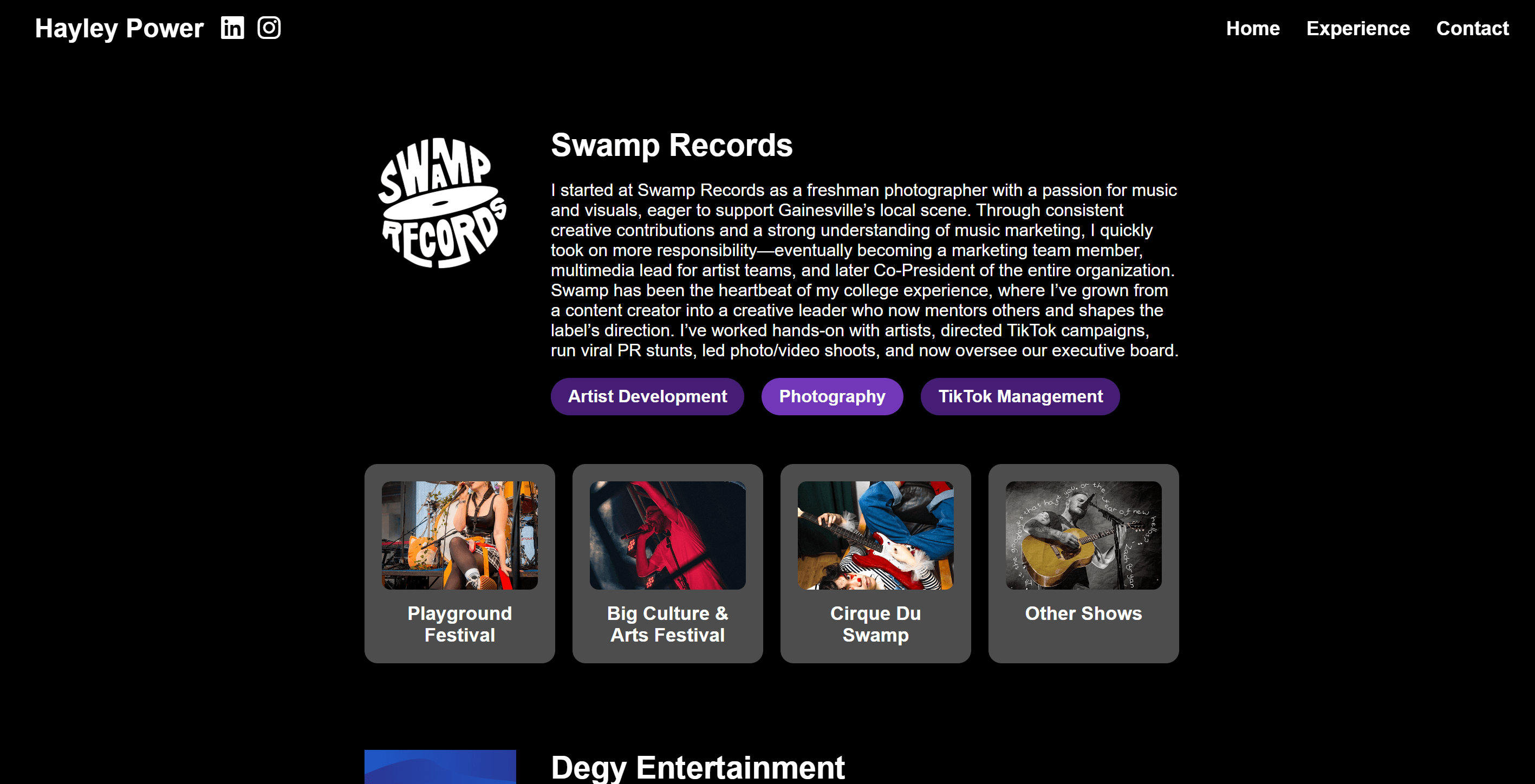 Hayley Power Portfolio - Block 1 - Image 1