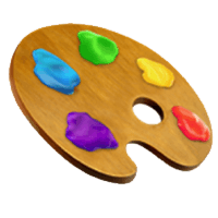 Paint palette emoji